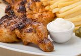 Charcoal Grilled Chicken And Tarb Meal