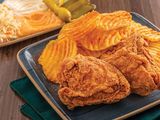 Quarter Broasted chicken meal - breast and wings