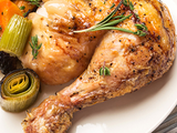 Quarter Grilled Chicken Thighs