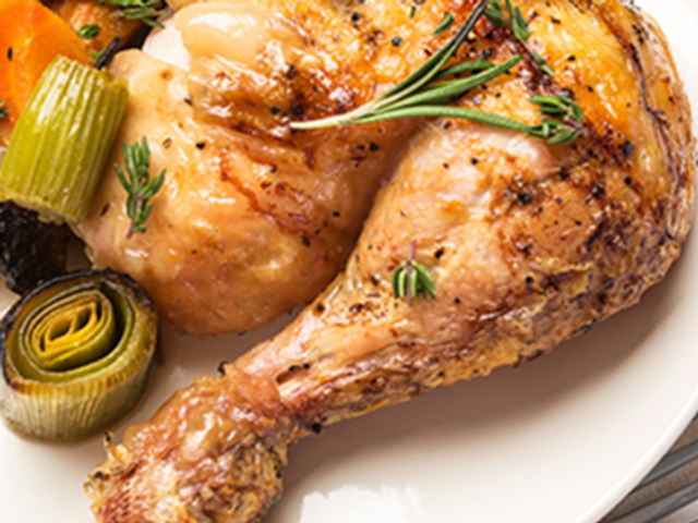 Quarter Grilled Chicken Thighs