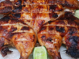grilled chicken with bread