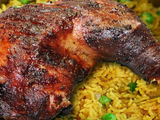 Quarter Grilled Chicken With Bread