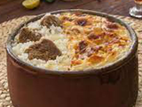 Meat with Oven Baked Rice Casserole