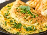 Omelette With Roumi Cheese Sandwich