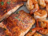 Salmon And Shrimp Platter