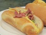Omelette With Pastrami Sandwich