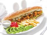 Pane With French Fries Sandwich