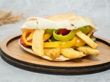 French Fries With Taamia Sandwich