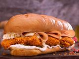 Large Chicken French Fries Sandwich
