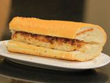 plain french bread Halawa Sandwich