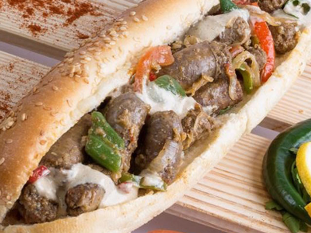 Oriental Sausage Sandwich