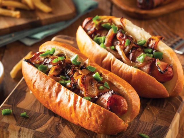Oriental Sausage Sandwich