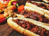 Large Eastern Sausage Sandwich