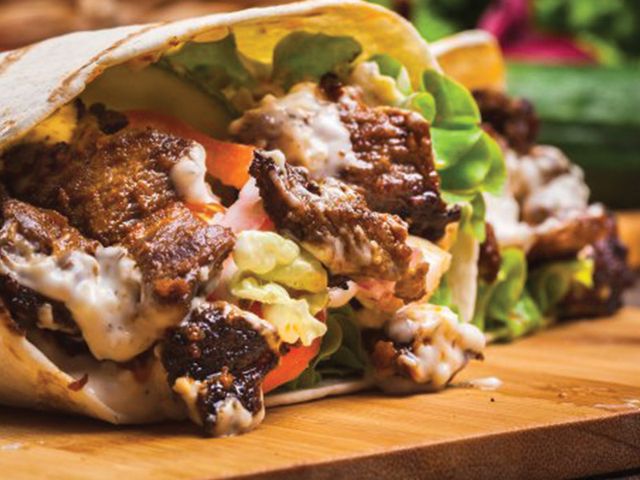 Meat Shawerma Sandwich