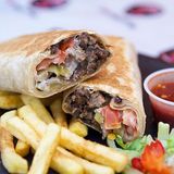 Extra Syrian Meat Shawerma Sandwich
