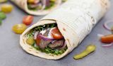 Meat Shawerma Syrian Saroukh Sandwich