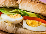 Foul With Boiled Eggs Sandwich