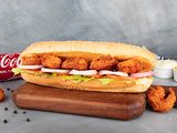 Grilled calamari sandwich