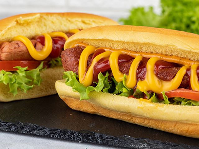 Grilled Oriental Sausage With Mozzarella Cheese Sandwich