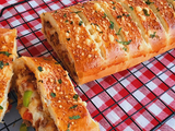 Cheese With Beef Stromboli
