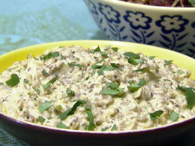 Eggplant With Vinegar And Garlic Salad
