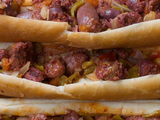 Oriental Sausage Sandwich