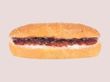 Jam with qeshta sandwich
