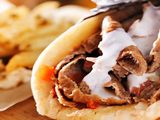 Turkish Meat Shawerma Sandwich