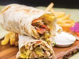 Chicken Shawerma Syrian Bread Sandwich