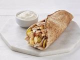 Chicken Shawerma Lebanese Bread Sandwich