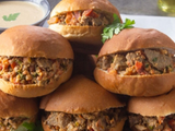 Bun Bread Chicken Shawerma