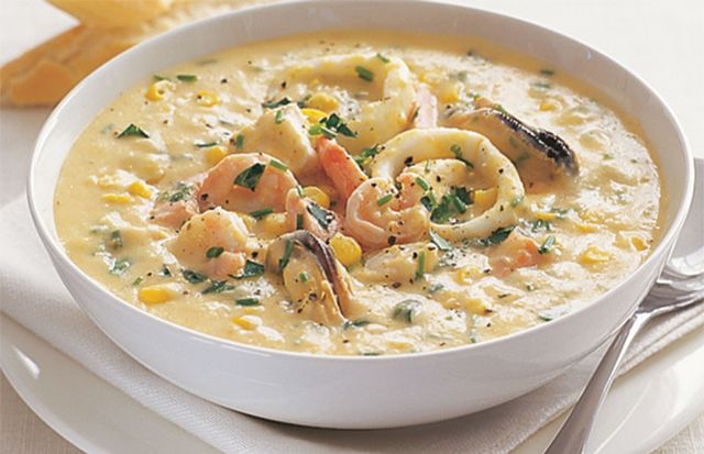 Regular Fasting Seafood Soup