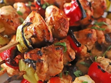 shish tawook with bread
