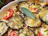 Mesakaa With Meat Pieces And Mozzarella Casserole