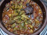 Okra With Meat Casserole