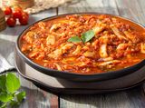 Squid With Tomato Sauce Casserole