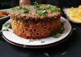 Meat With Koshary Casserole