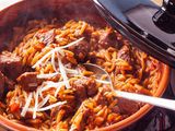 Orzo With Meat Casserole