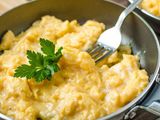 Fried Eggs With Cheese Pan