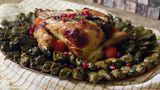 1/4 Chicken With Vine Leaves Meal