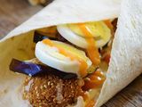 Taamia With Boiled Eggs Sandwich