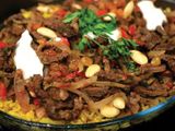Meat Shawerma Fatteh Meal