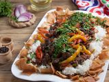 Chicken Fajita Fatteh