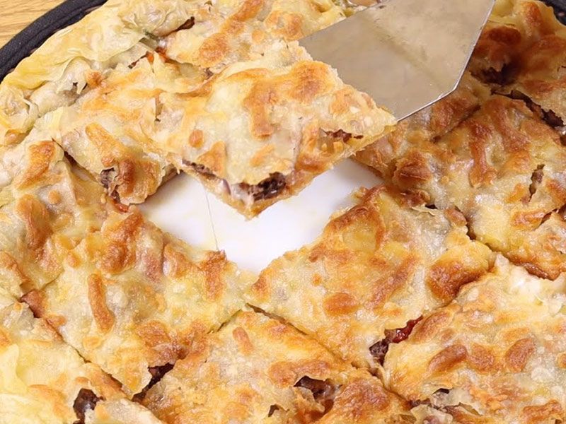 Oriental Sausage Pie