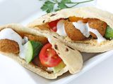 Falafel With Eggs Sandwich