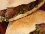 Foul With Oriental Sausage Sandwich