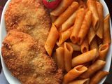 Chicken Pane Pasta Meal