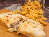 Grilled breasts calzone