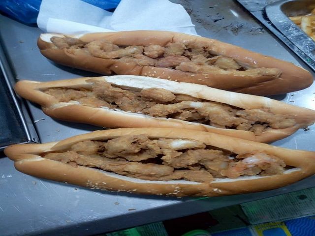 Fried Calamari Sandwich