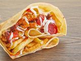 Chicken Pane With Oriental Sausage Mix Crepe